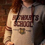 Immagine del prodotto Harry Potter - Felpa con cappuccio della Scuola Hogwarts grigia