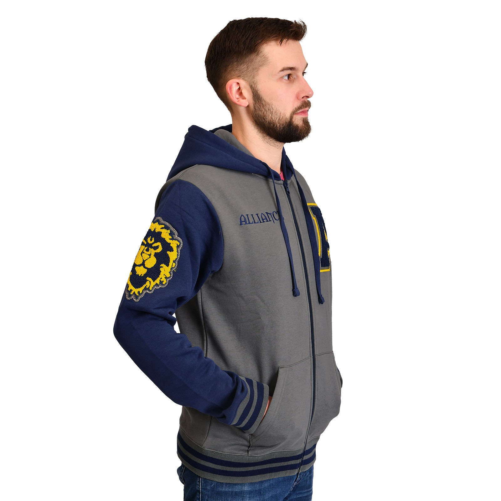 Immagine del prodotto World of Warcraft - Felpa con cappuccio deluxe del team Alliance