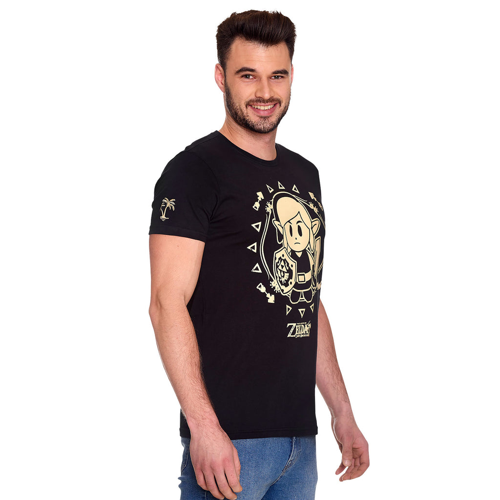 Immagine del prodotto Zelda - Link's Awakening T-shirt tribale nera