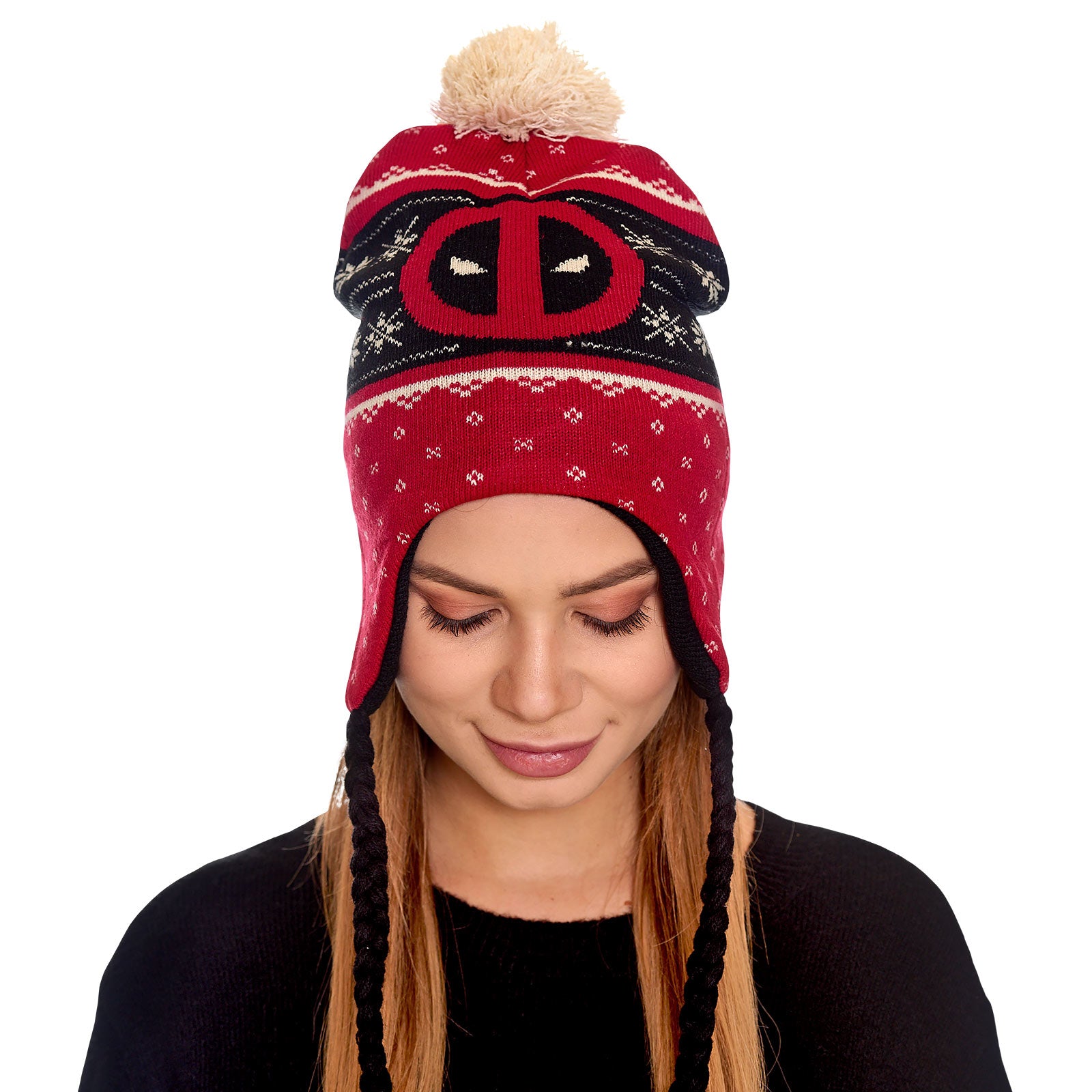 Product image Deadpool - Logo Hat with Pom Poms