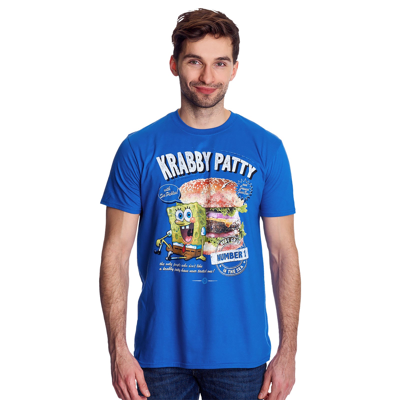 Immagine del prodotto SpongeBob - T-shirt Krabby Patty blu