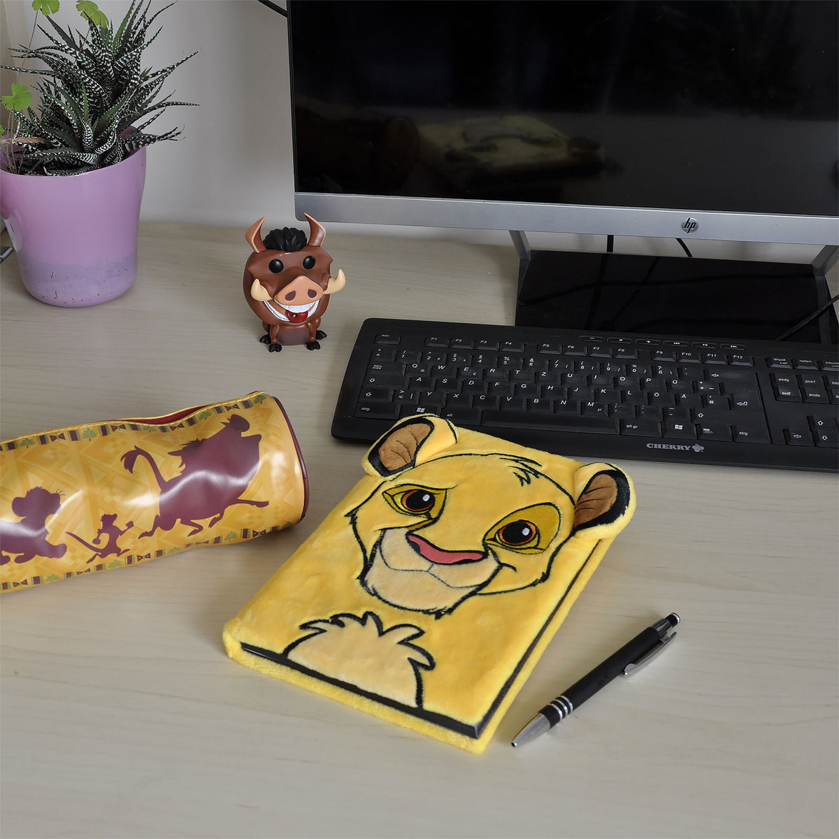 Immagine del prodotto Il Re Leone - Taccuino premium in peluche Simba A5