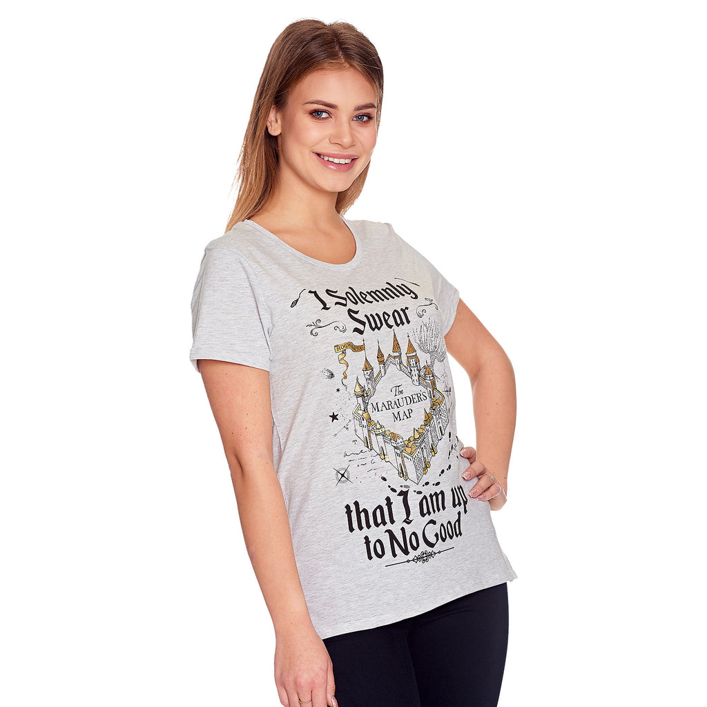 Immagine del prodotto Harry Potter - T-Shirt Donna Mappa del Malandrino Grigio