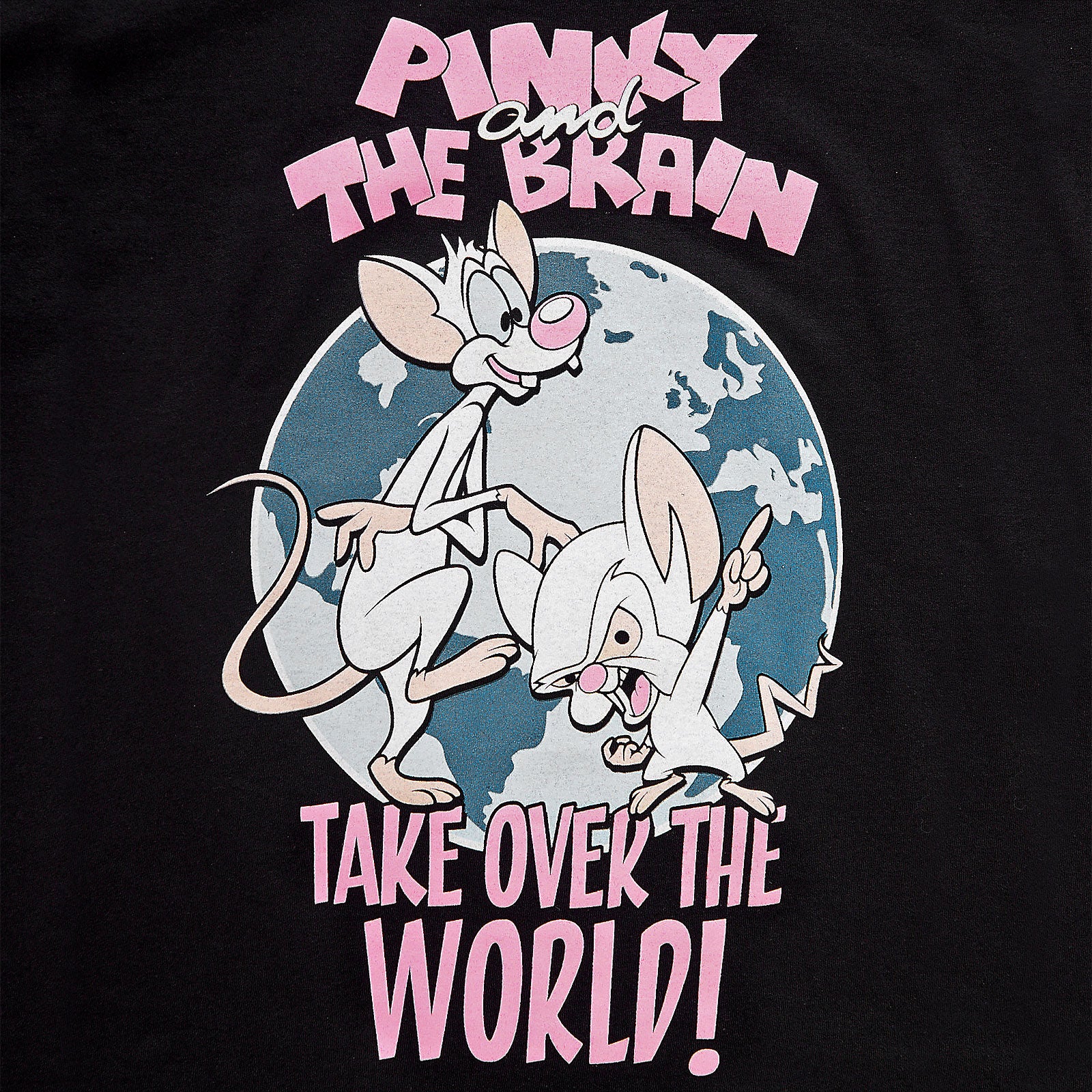 Immagine del prodotto Pinky e il Cervello - Maglietta nera Take Over The World