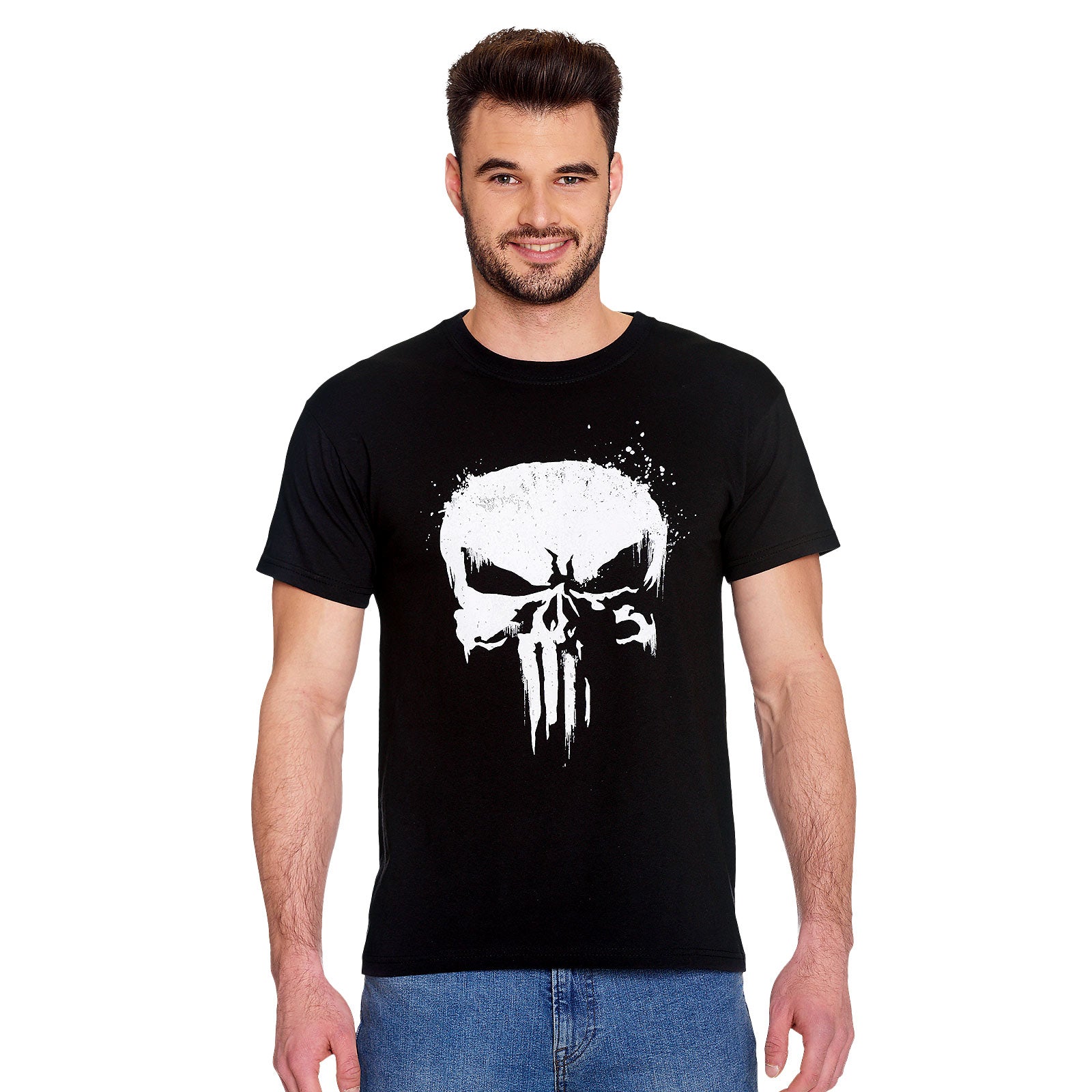 Immagine del prodotto Punisher - T-shirt nera con logo teschio
