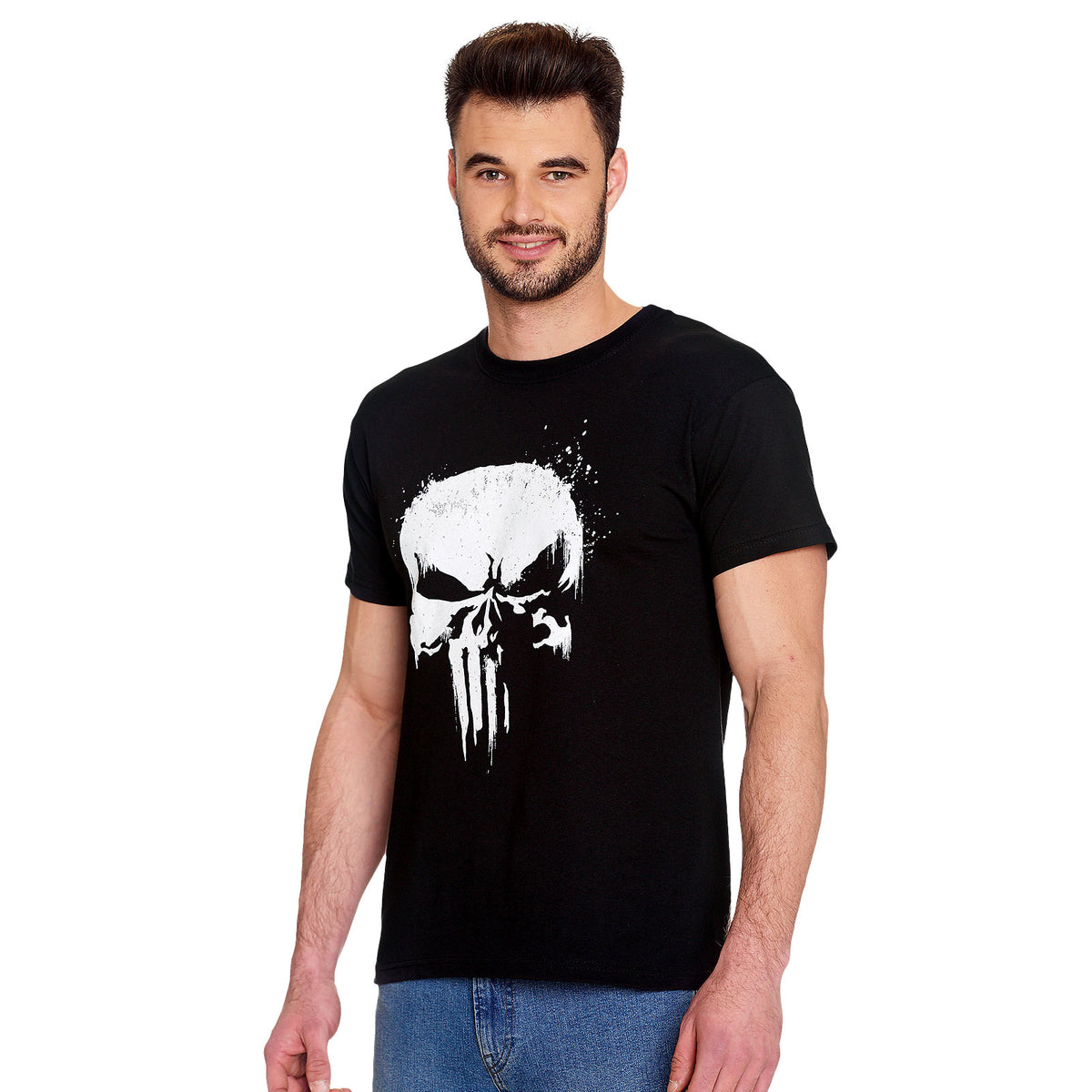 Immagine del prodotto Punisher - T-shirt nera con logo teschio