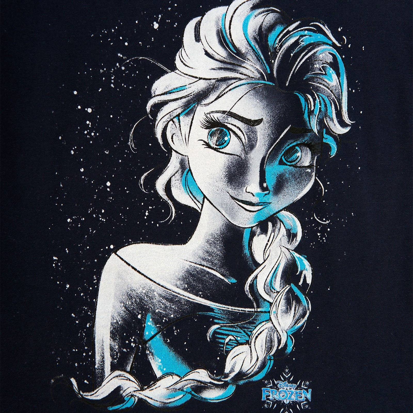 Immagine del prodotto Frozen - T-shirt da donna con schizzo di Elsa blu