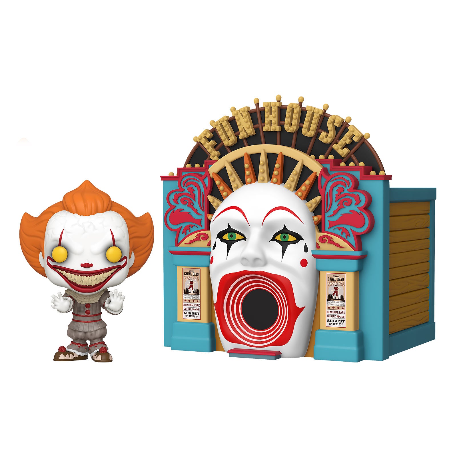 Immagine del prodotto Stephen Kings IT - Demonic Pennywise & Funhouse Set di Figure Funko Pop