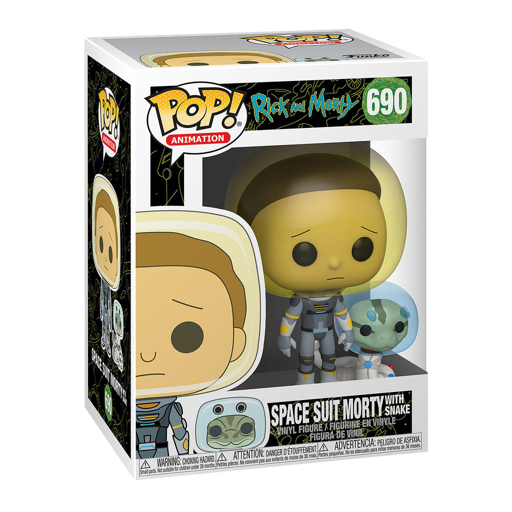 Immagine del prodotto Rick and Morty - Figura Funko Pop di Morty con Tuta Spaziale e Serpente