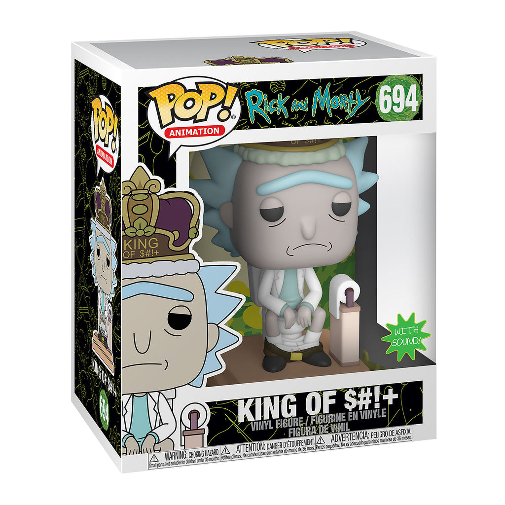 Immagine del prodotto Rick e Morty - King Rick con Suono Funko Pop Figura 17 cm