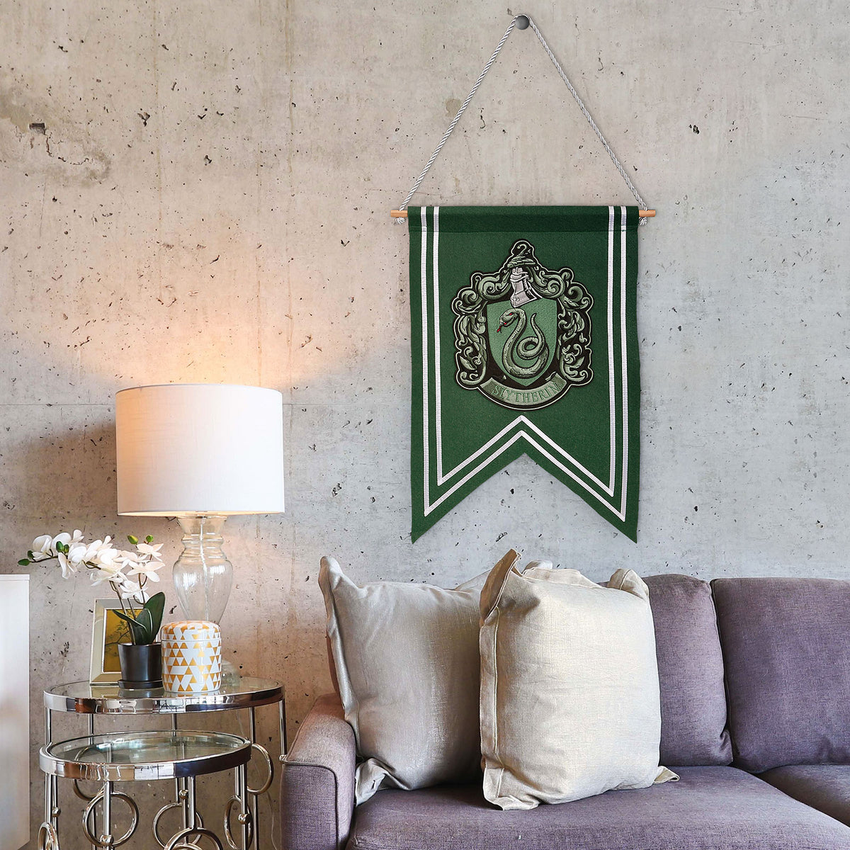 Immagine del prodotto Harry Potter - Banner in feltro con stemma di Serpeverde