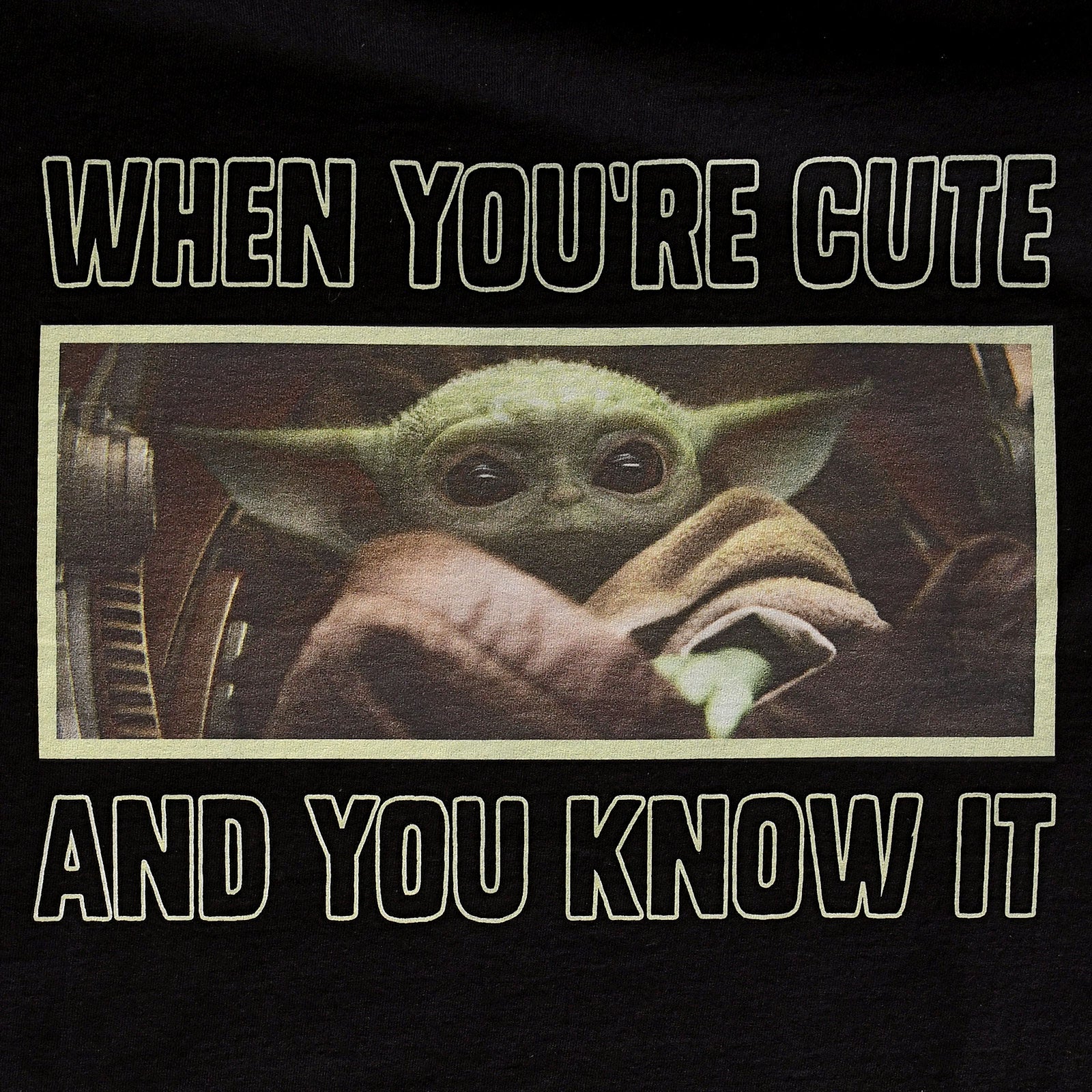 Immagine del prodotto T-shirt The Child Cute and You Know It - Star Wars The Mandalorian
