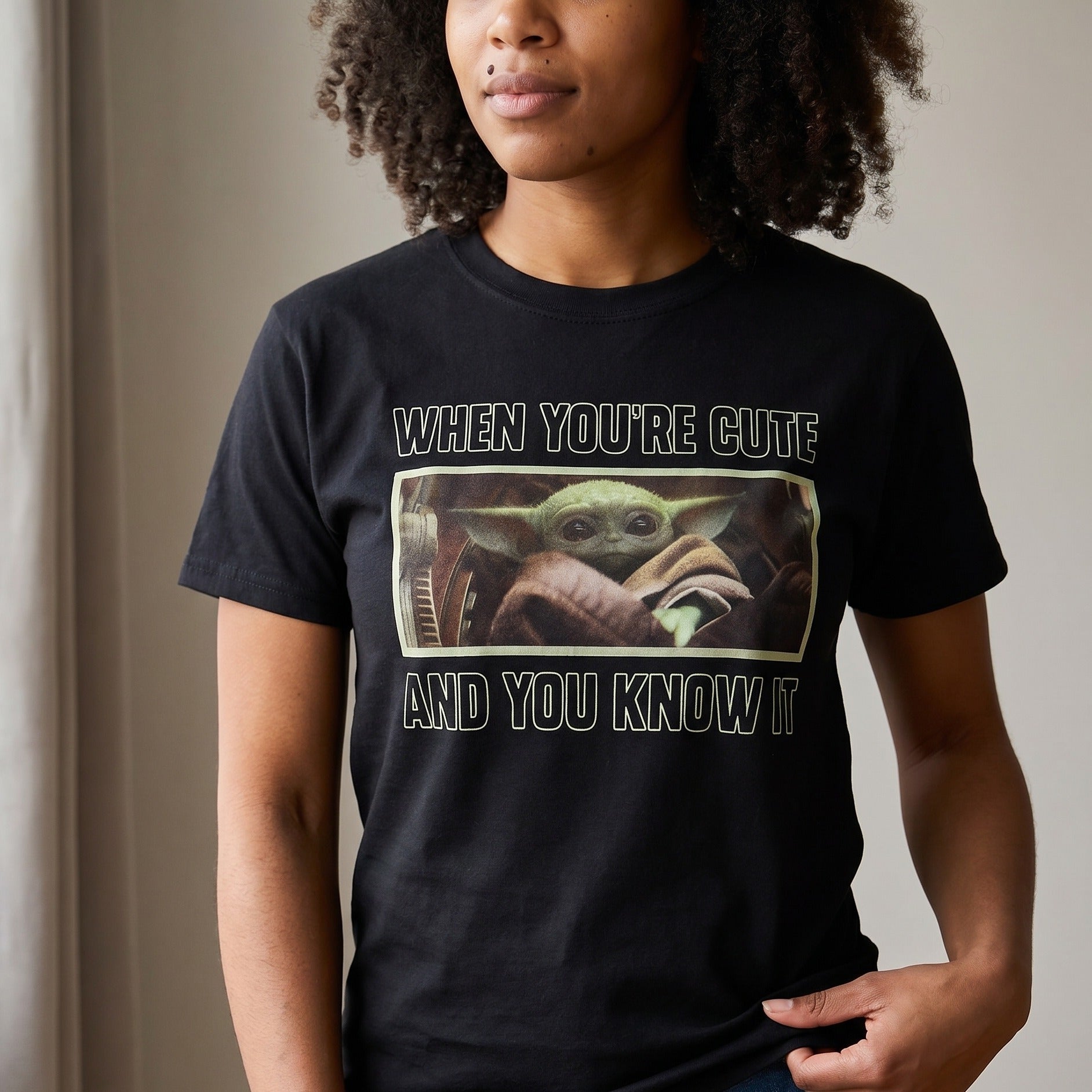 Immagine del prodotto T-shirt The Child Cute and You Know It - Star Wars The Mandalorian