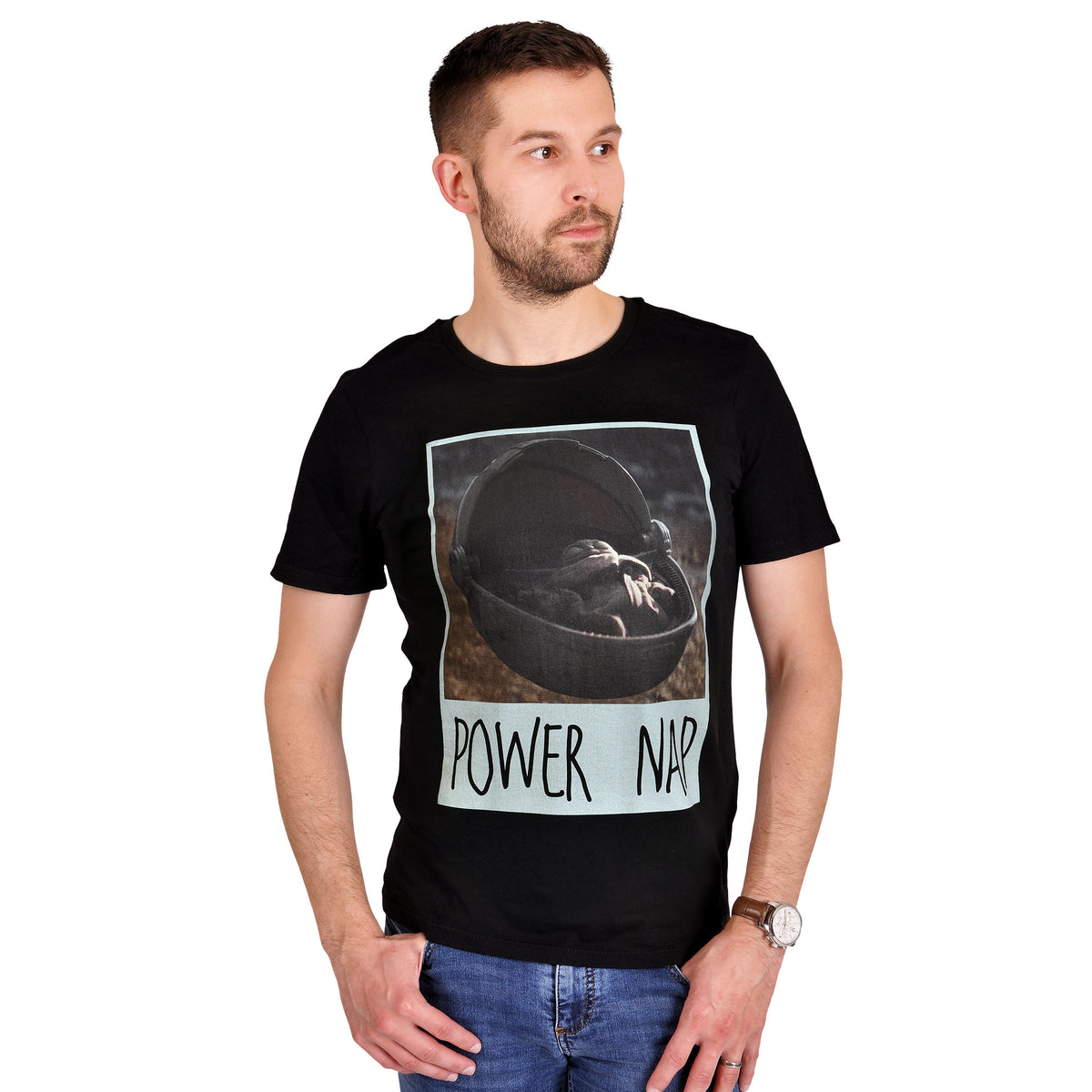 Immagine del prodotto Maglietta nera 'The Child Power Nap' - Star Wars The Mandalorian