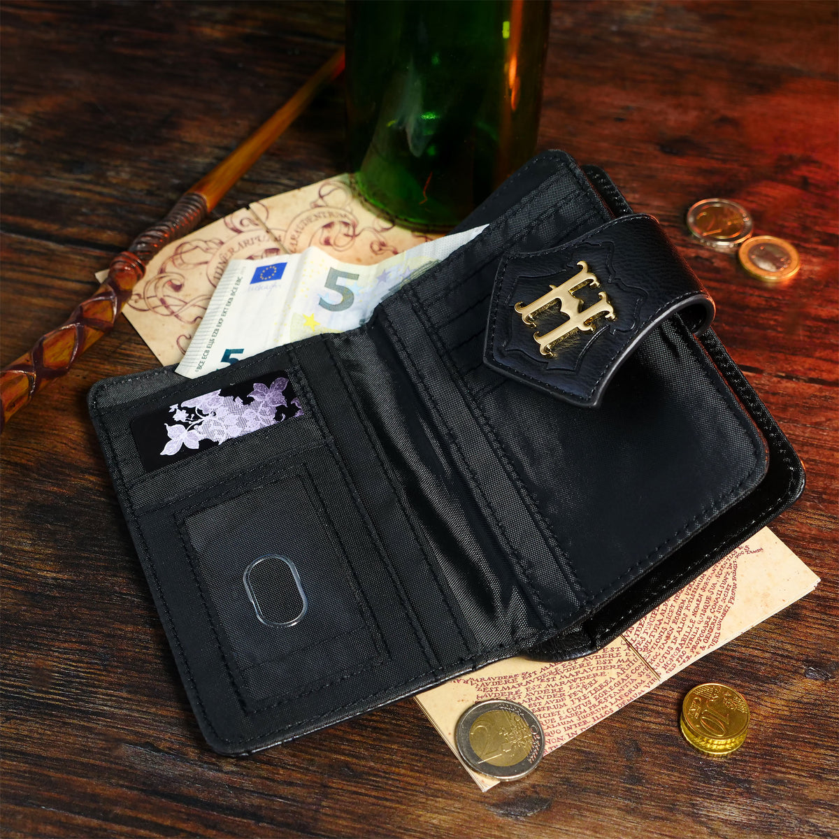 Immagine del prodotto Harry Potter - Portafoglio della Scuola di Hogwarts nero