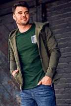 Immagine del prodotto Attack on Titan - T-shirt verde del Corpo di Ricerca