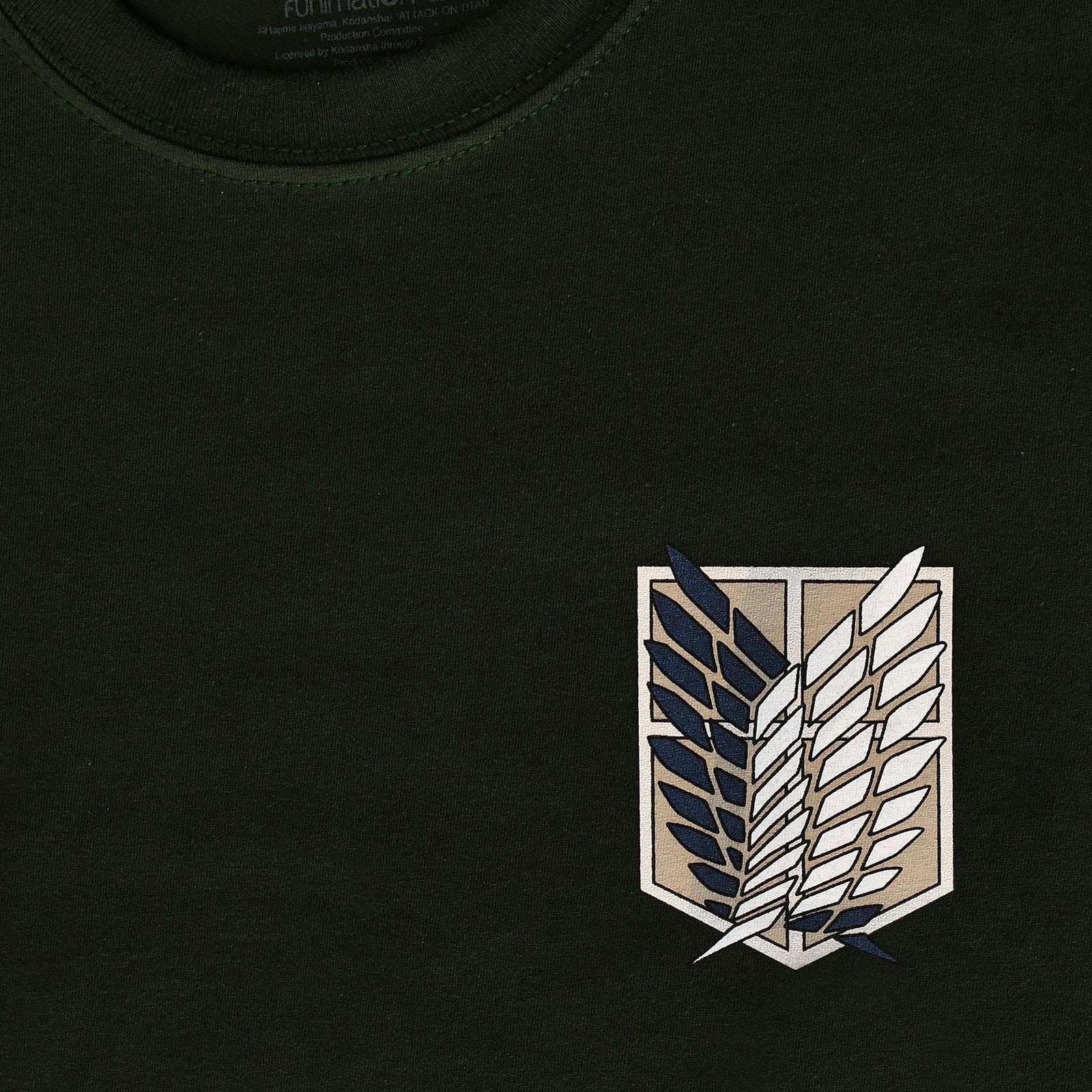Immagine del prodotto Attack on Titan - T-shirt verde del Corpo di Ricerca