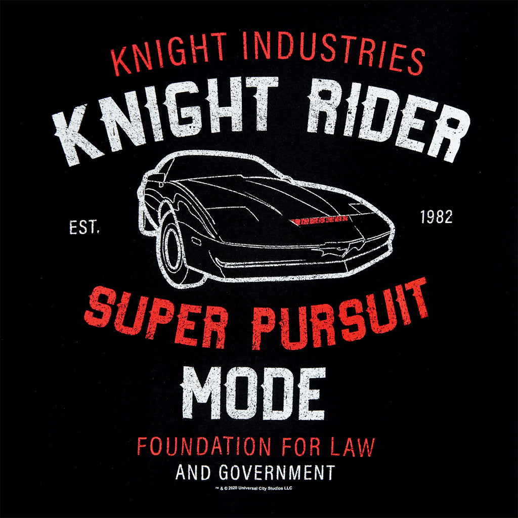 Product image Knight Rider - K.I.T.T. Super Pursuit Mode T-Shirt black