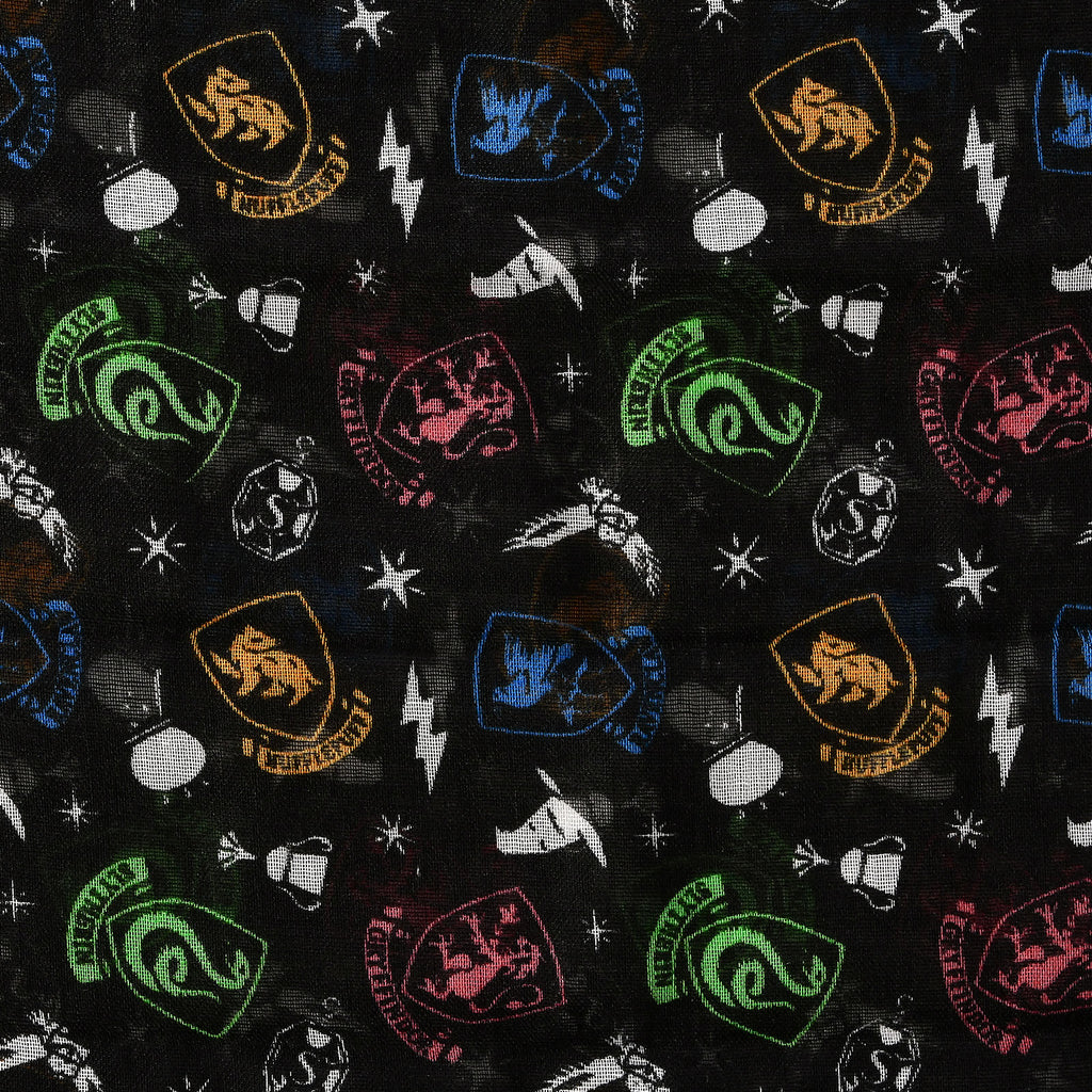 Immagine del prodotto Harry Potter - Sciarpa Loop dello stemma di Hogwarts nera