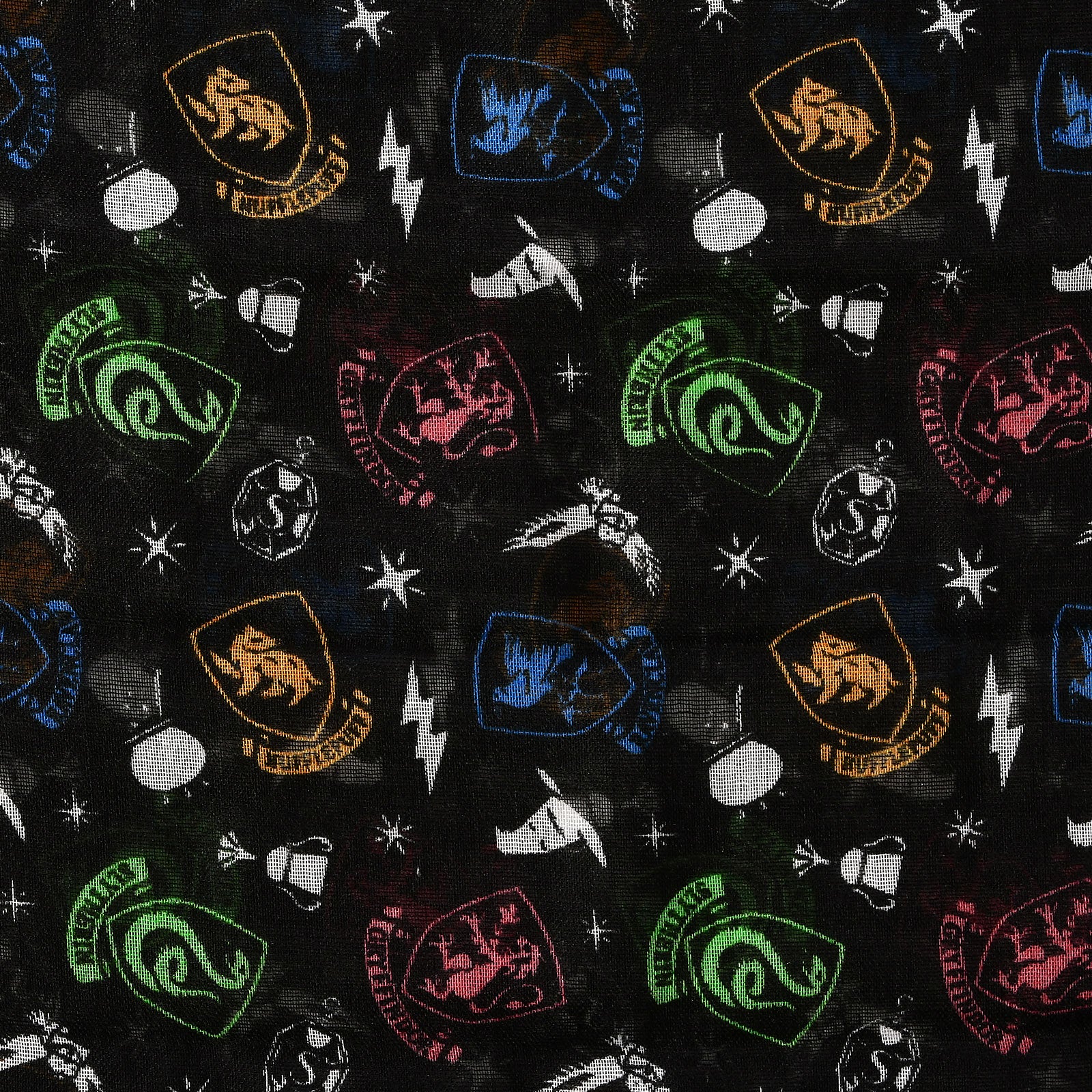 Immagine del prodotto Harry Potter - Sciarpa Loop dello stemma di Hogwarts nera