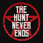Product image The Hunt Never Ends T-Shirt for Supernatural Fans black