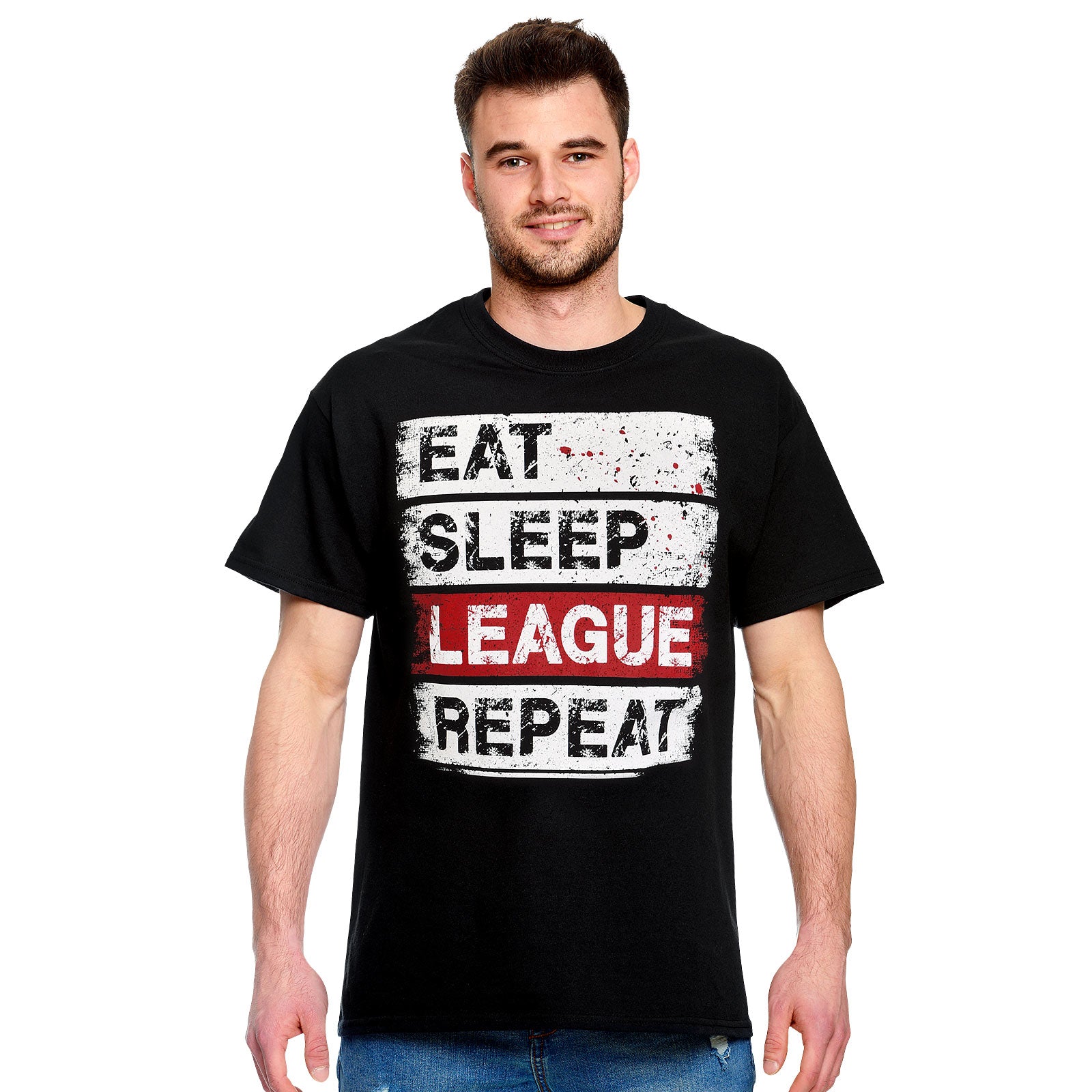 Immagine del prodotto T-shirt Daily Routine per fans di League of Legends nero