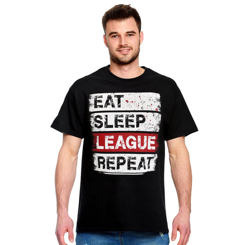Immagine del prodotto T-shirt Daily Routine per fans di League of Legends nero