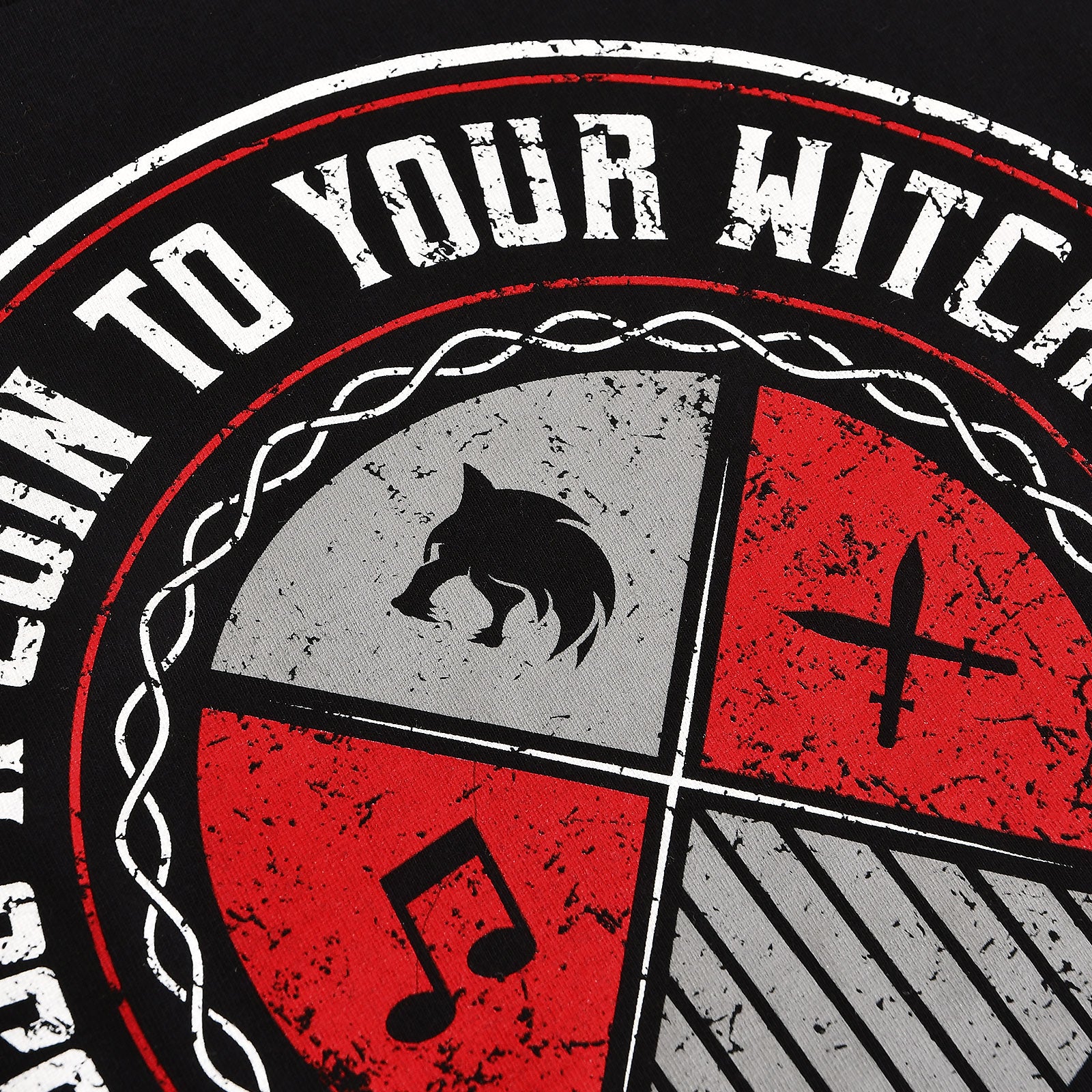 Immagine del prodotto T-shirt da donna 'Toss a Coin' per fan di Witcher, nera