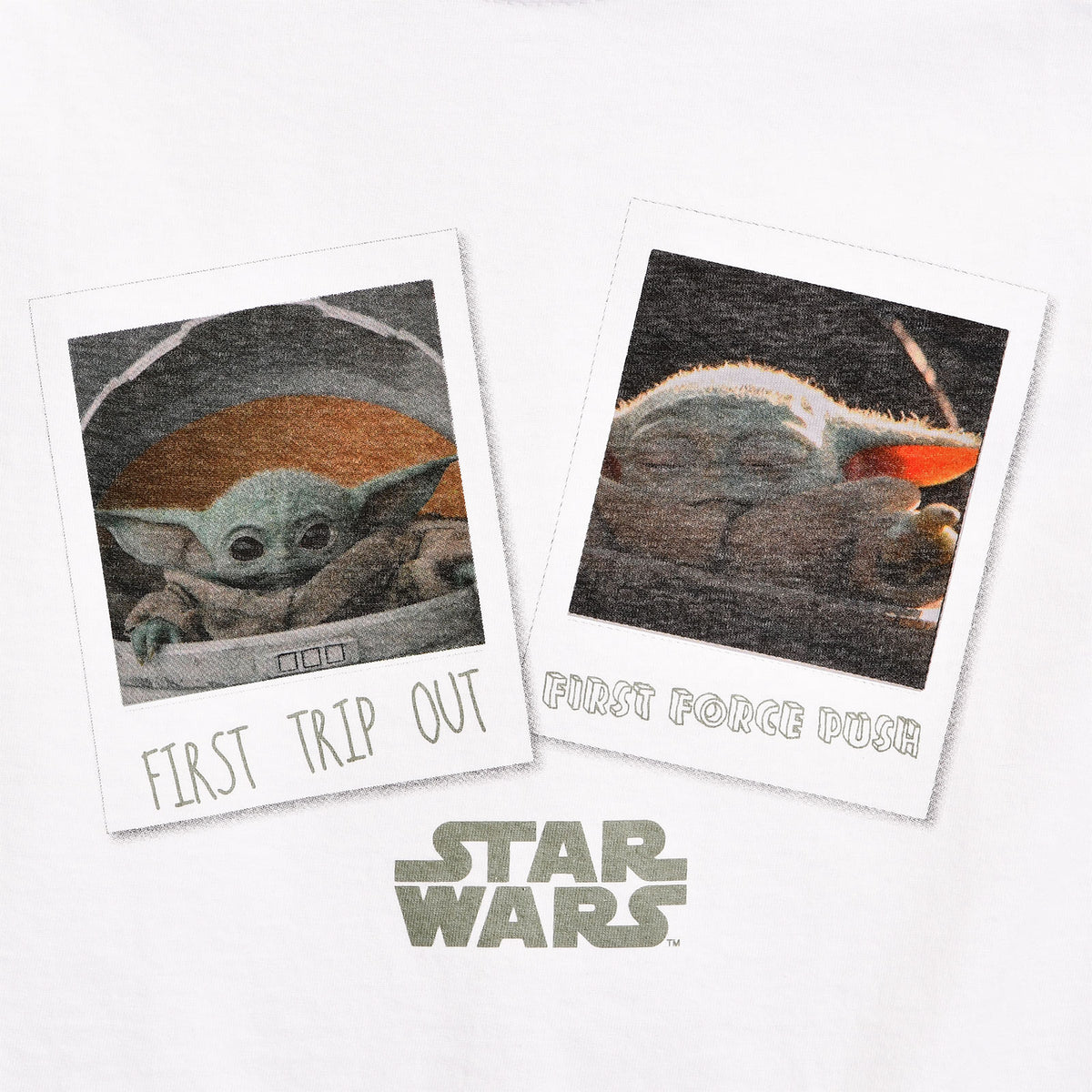 Immagine del prodotto Maglietta per bambini The Child First Day Out bianca - Star Wars The Mandalorian