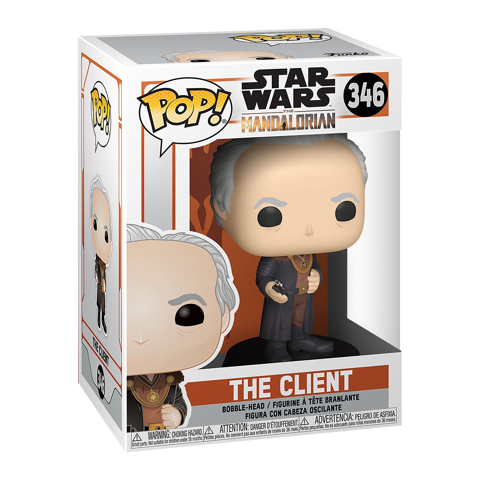 Immagine del prodotto Figura Funko Pop con testa oscillante di The Client - Star Wars The Mandalorian