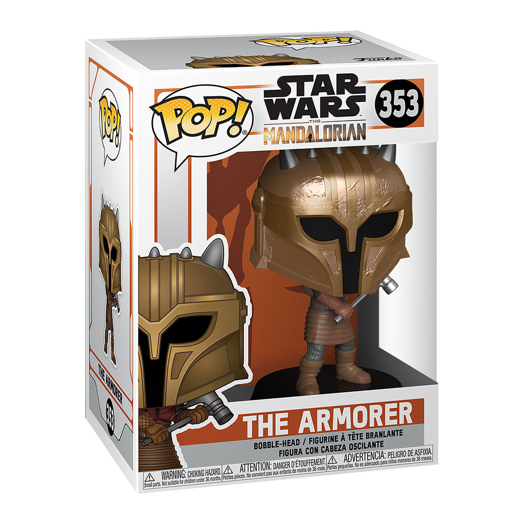 Immagine del prodotto Figura Funko Pop di The Armorer con testa oscillante - Star Wars The Mandalorian