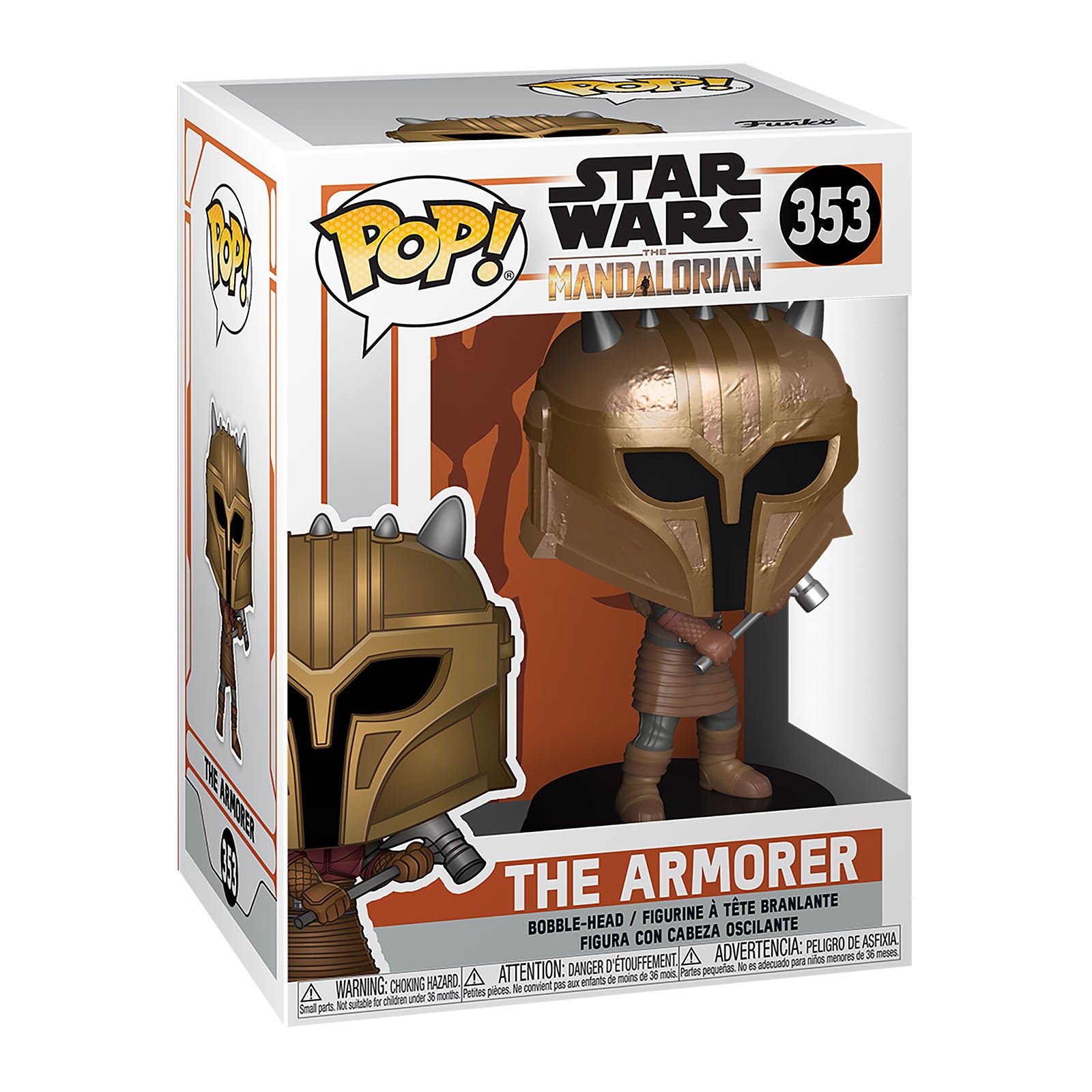 Immagine del prodotto Figura Funko Pop di The Armorer con testa oscillante - Star Wars The Mandalorian