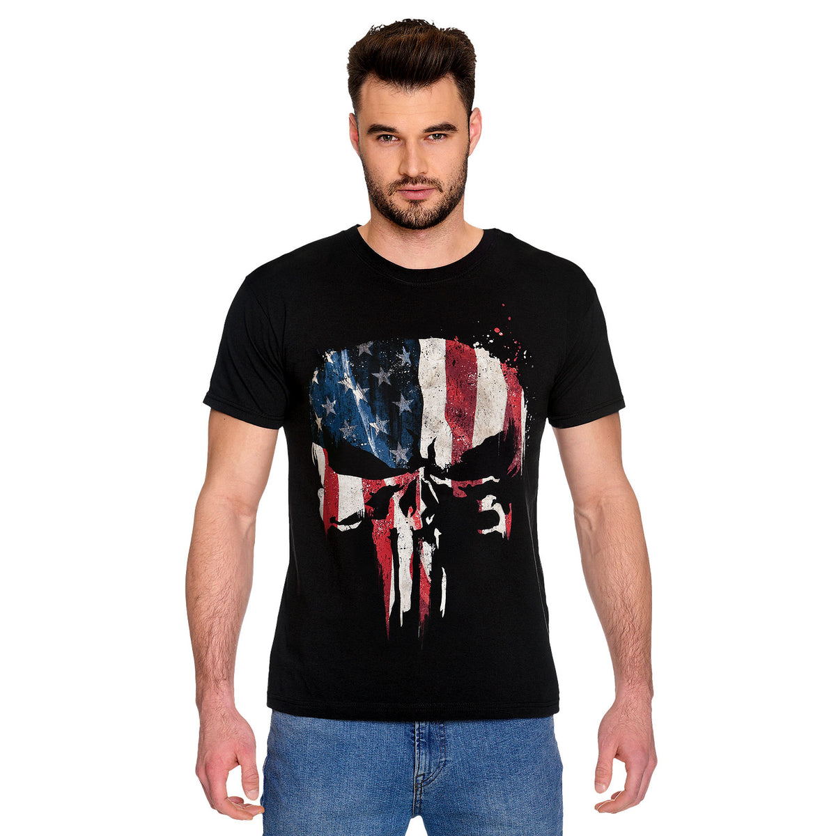 Immagine del prodotto Punisher - T-shirt Teschio Americano nera