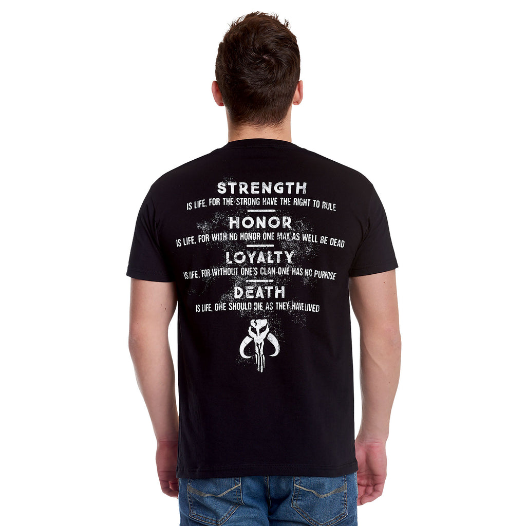 Immagine del prodotto T-shirt nera Codice d'Onore - Star Wars The Mandalorian