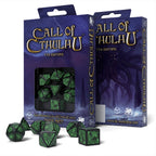 Immagine del prodotto Set di dadi RPG Call of Cthulhu 7ª Edizione 7 pezzi nero