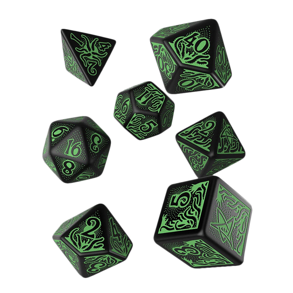 Immagine del prodotto Set di dadi RPG Call of Cthulhu 7ª Edizione 7 pezzi nero