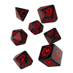 Immagine del prodotto Set di dadi RPG Dragons 7 pezzi nero