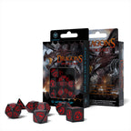 Immagine del prodotto Set di dadi RPG Dragons 7 pezzi nero