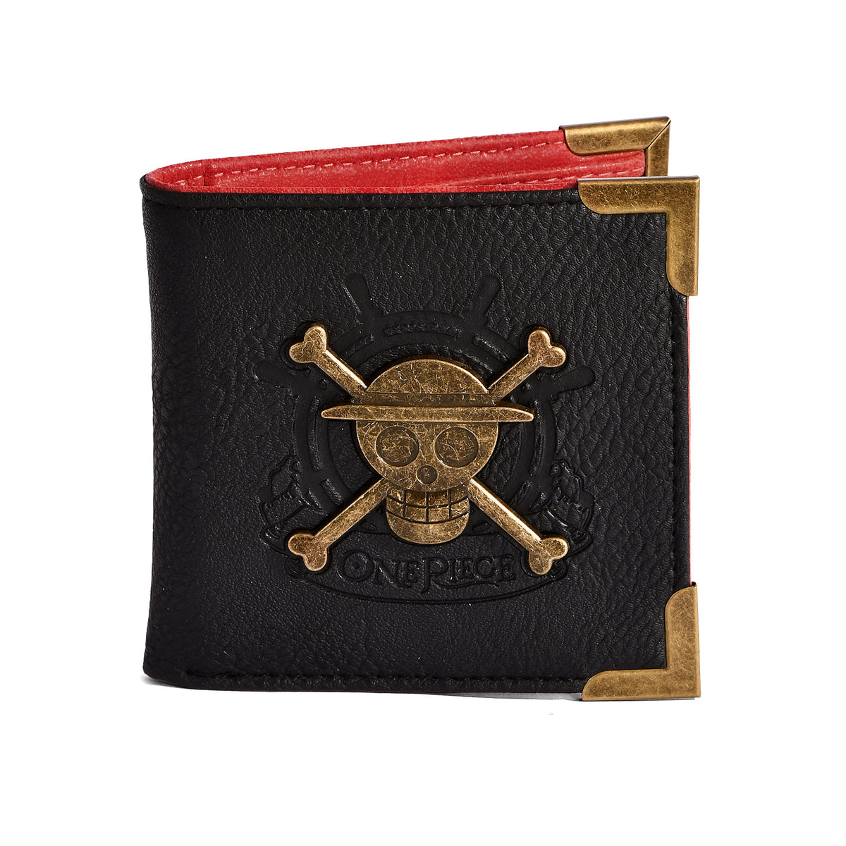 Immagine del prodotto One Piece - Portafoglio con Logo in Metallo Teschio della Ciurma di Cappello di Paglia