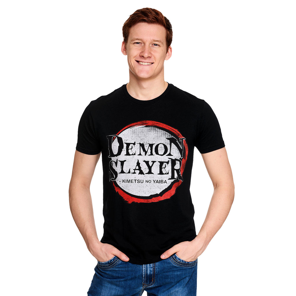 Immagine del prodotto Demon Slayer - T-shirt nera con logo