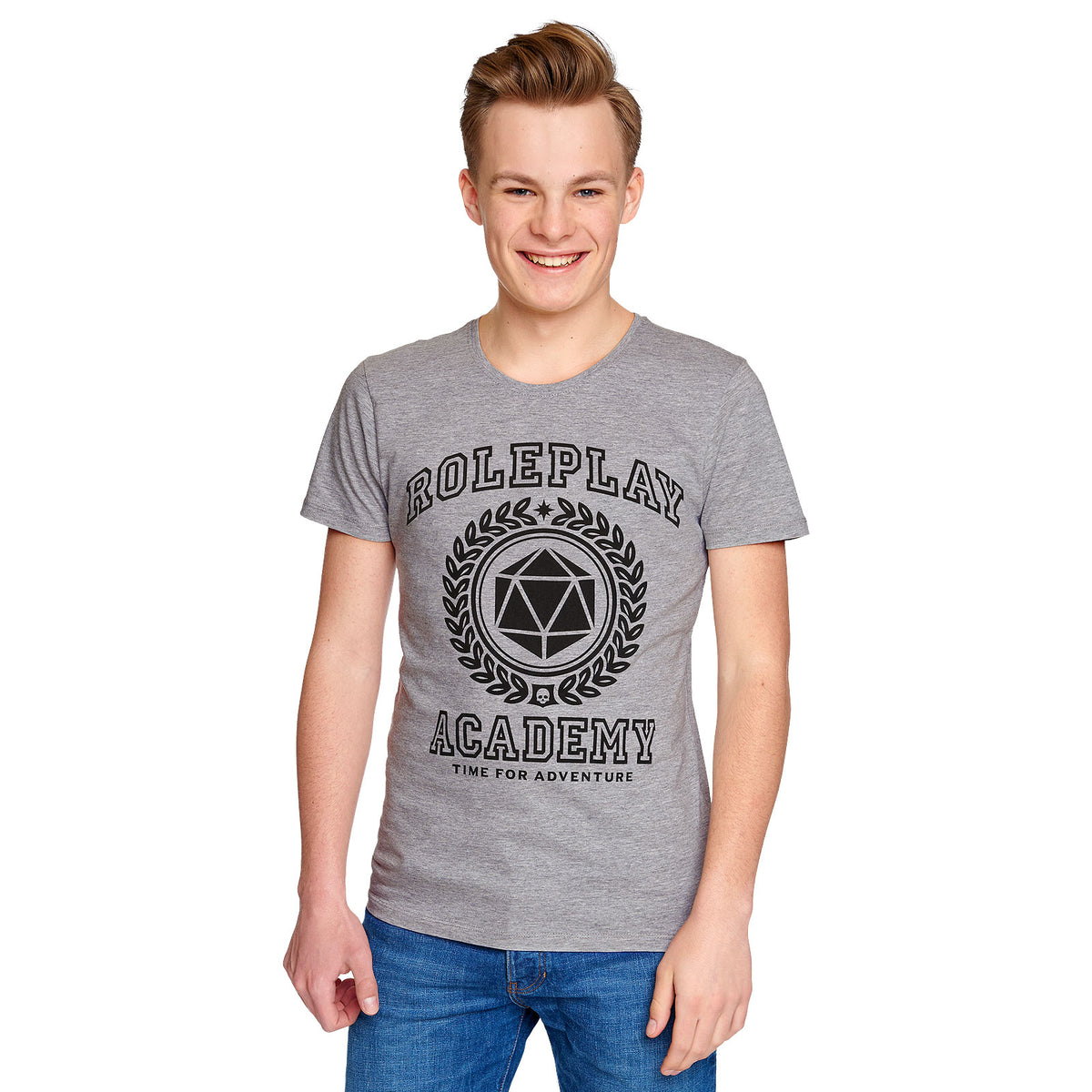 Immagine del prodotto T-shirt grigia della Roleplay Academy