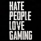 Product image Hate People Love Gaming T-Shirt Black