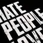 Product image Hate People Love Gaming T-Shirt Black