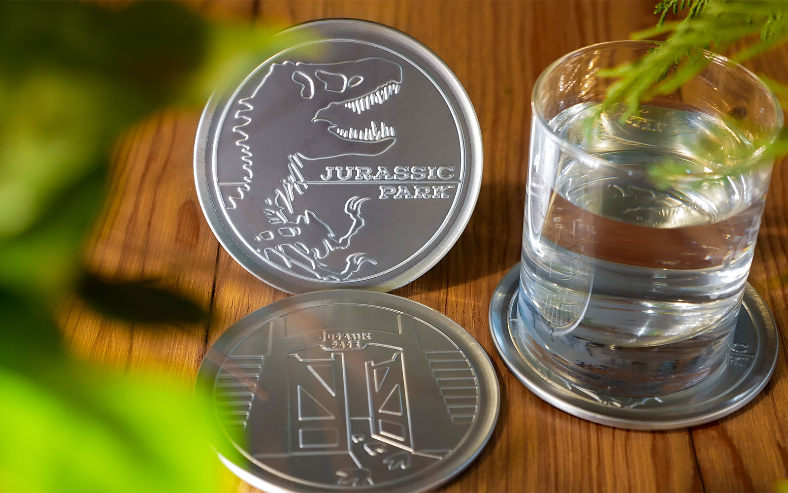 Immagine del prodotto Set di 4 sottobicchieri Jurassic Park