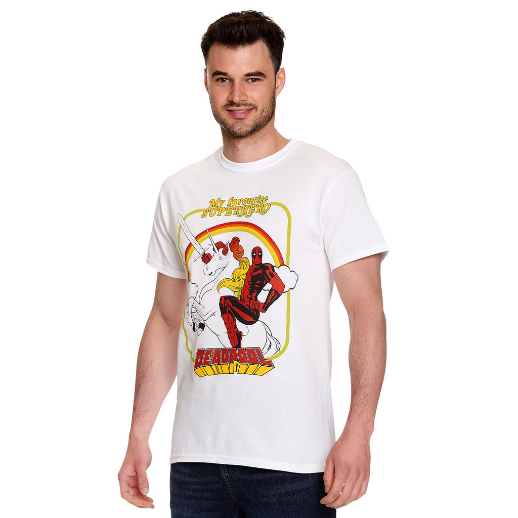 Immagine del prodotto Deadpool - Il mio supereroe preferito T-Shirt bianca