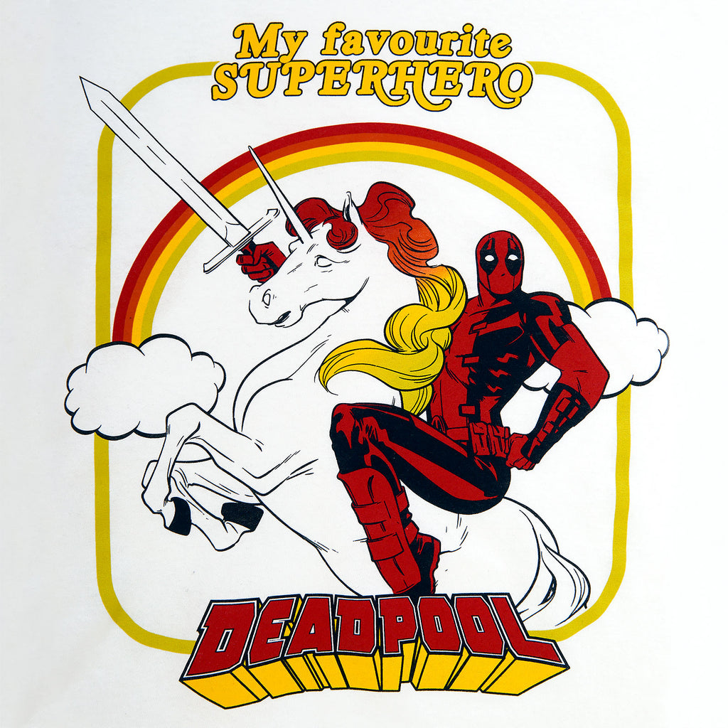 Immagine del prodotto Deadpool - Il mio supereroe preferito T-Shirt bianca