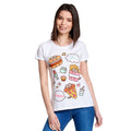 Immagine del prodotto Pusheen - T-shirt da donna Foodie bianca