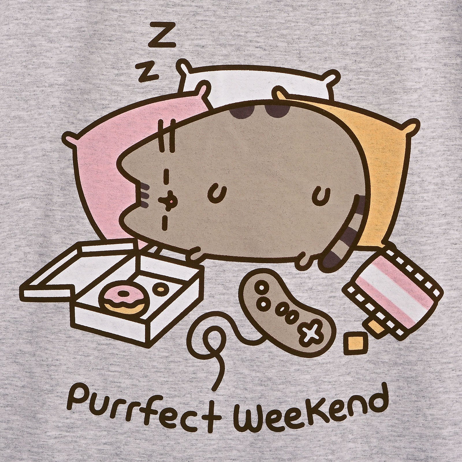 Immagine del prodotto Pusheen - Purrfect Weekend T-shirt da donna grigia