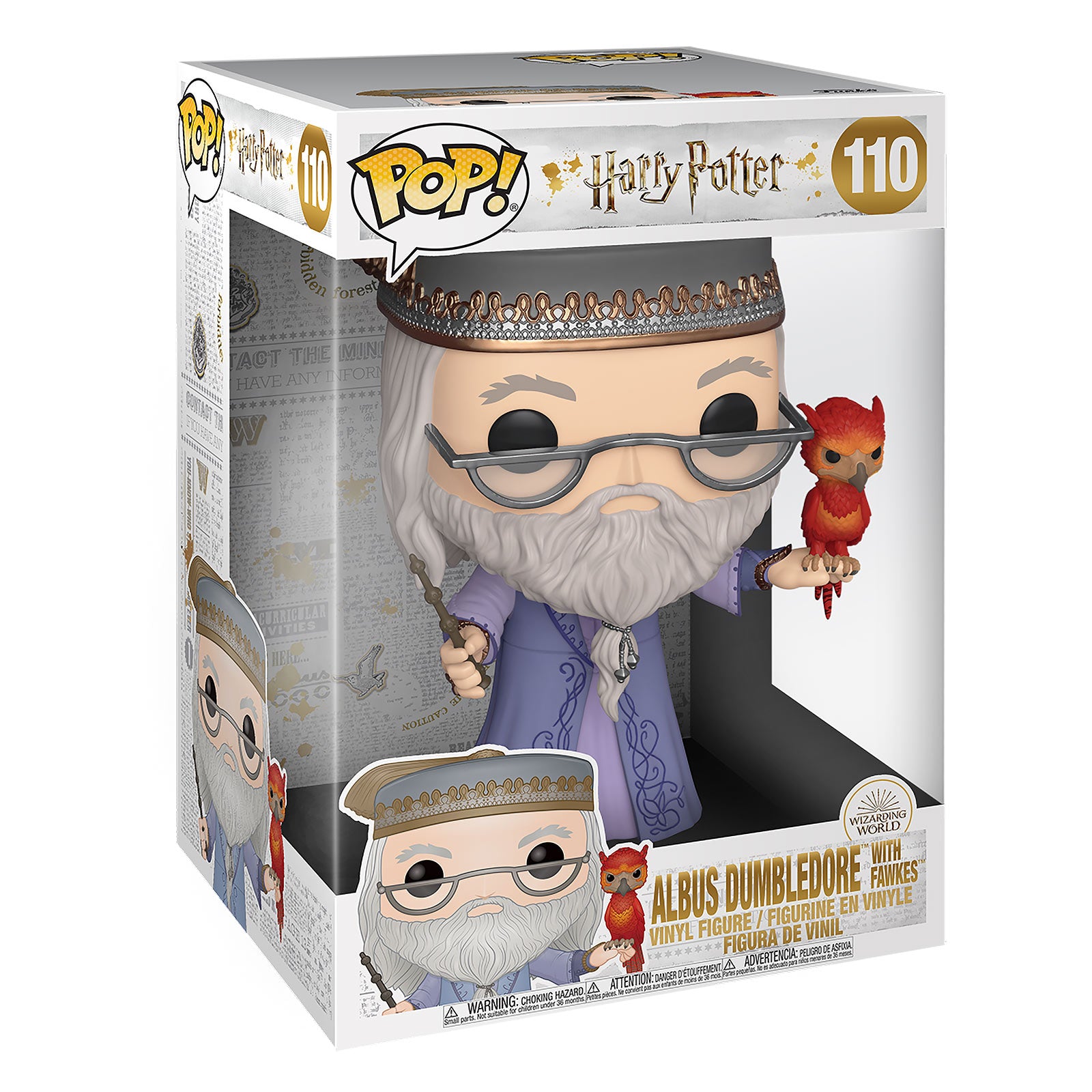 Immagine del prodotto Albus Silente con Fawkes Figura Funko Pop 25 cm - Harry Potter