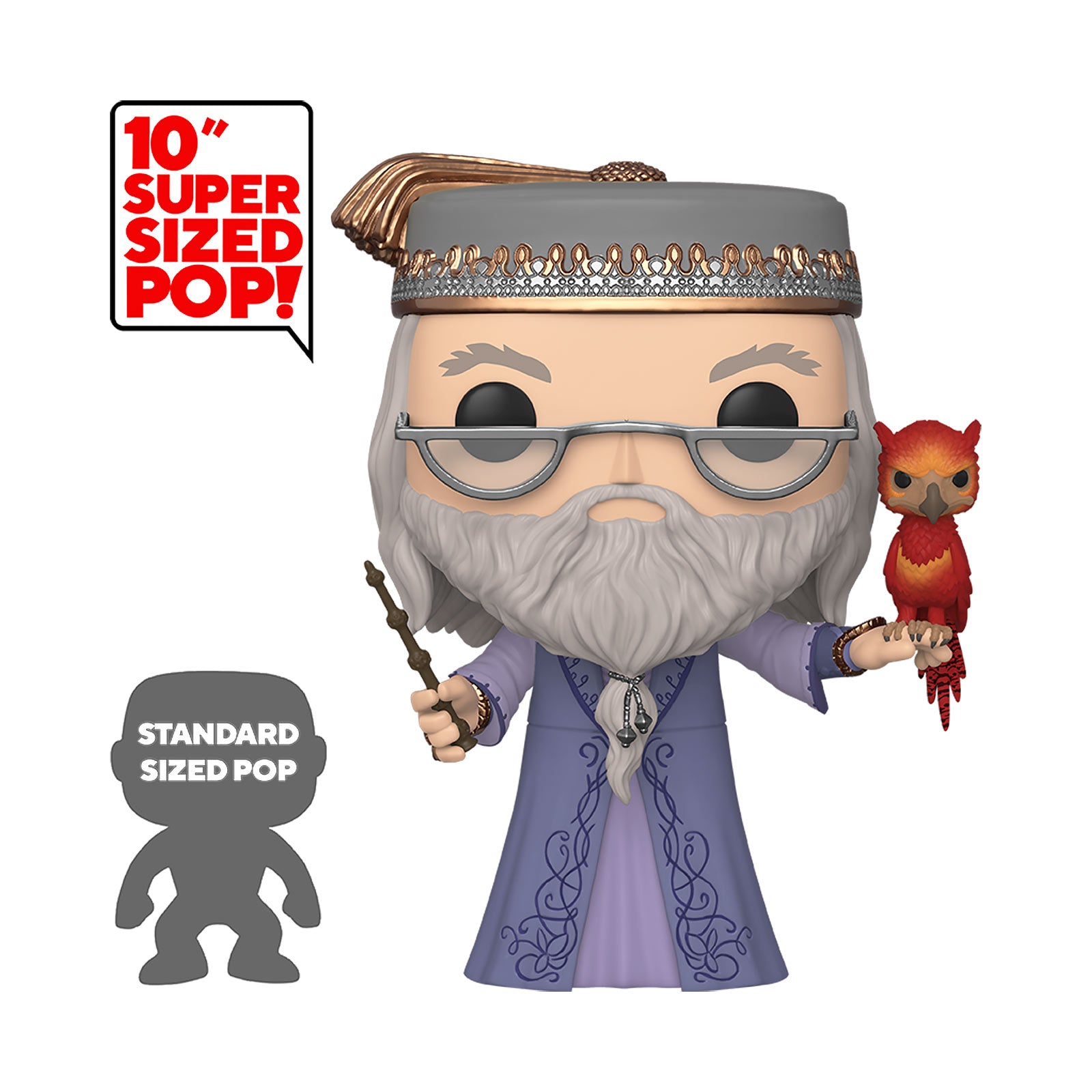 Immagine del prodotto Albus Silente con Fawkes Figura Funko Pop 25 cm - Harry Potter